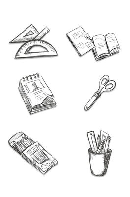 线条图入门 从素材到学习用品，开启艺术与思维训练之旅